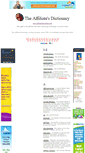 Mobile Screenshot of affiliatesdictionary.technicolorgoldfish.net